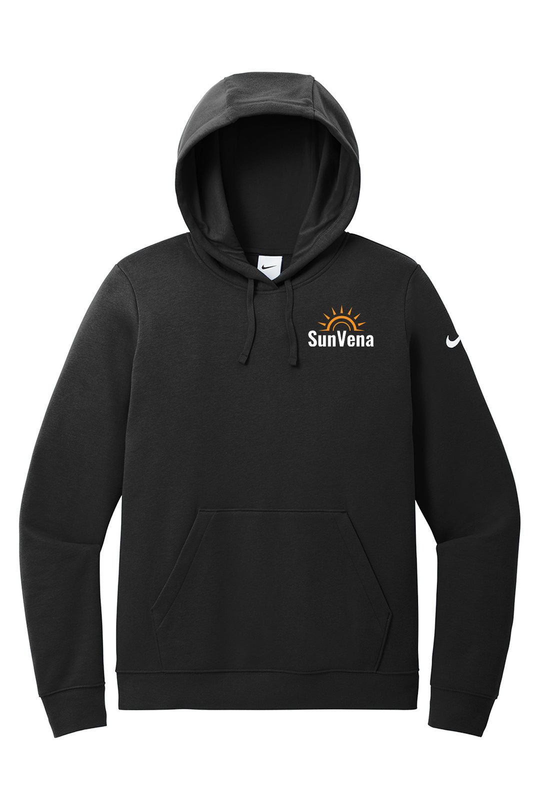 Ladies Club Fleece Sleeve Swoosh Pullover Hoodie