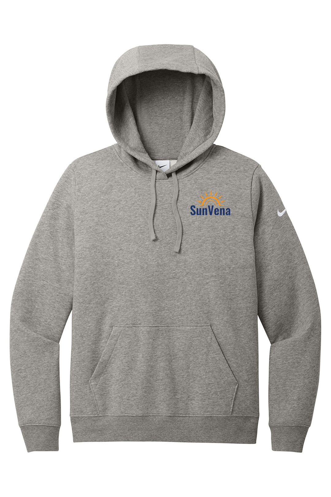 Ladies Club Fleece Sleeve Swoosh Pullover Hoodie