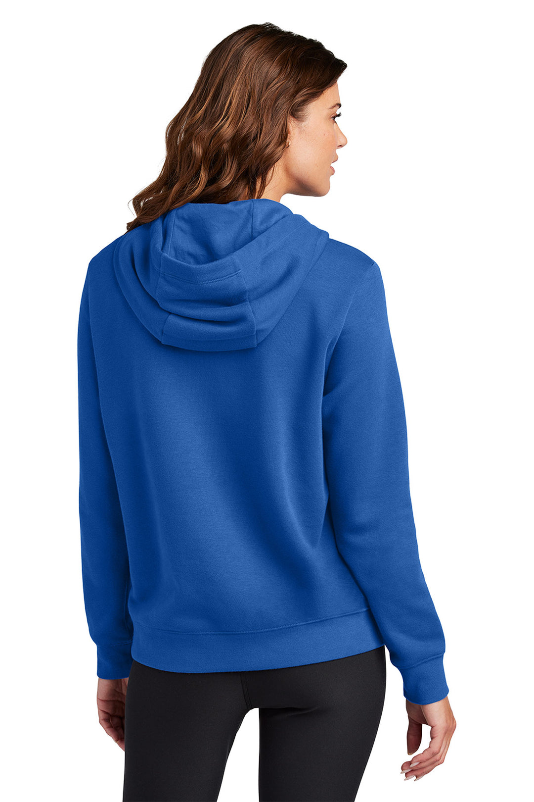 Ladies Club Fleece Sleeve Swoosh Pullover Hoodie