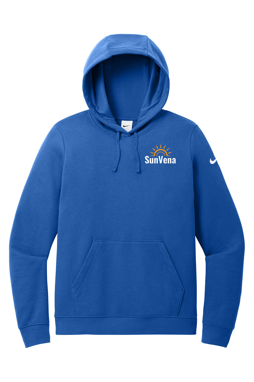 Ladies Club Fleece Sleeve Swoosh Pullover Hoodie