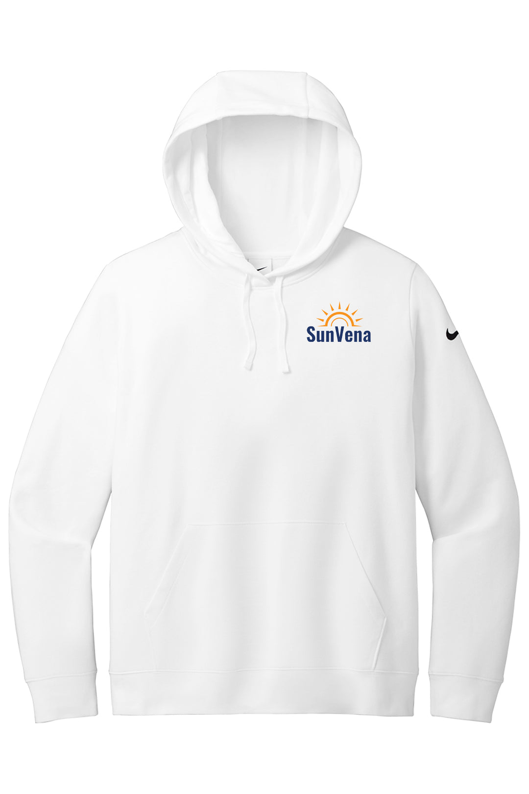 Ladies Club Fleece Sleeve Swoosh Pullover Hoodie