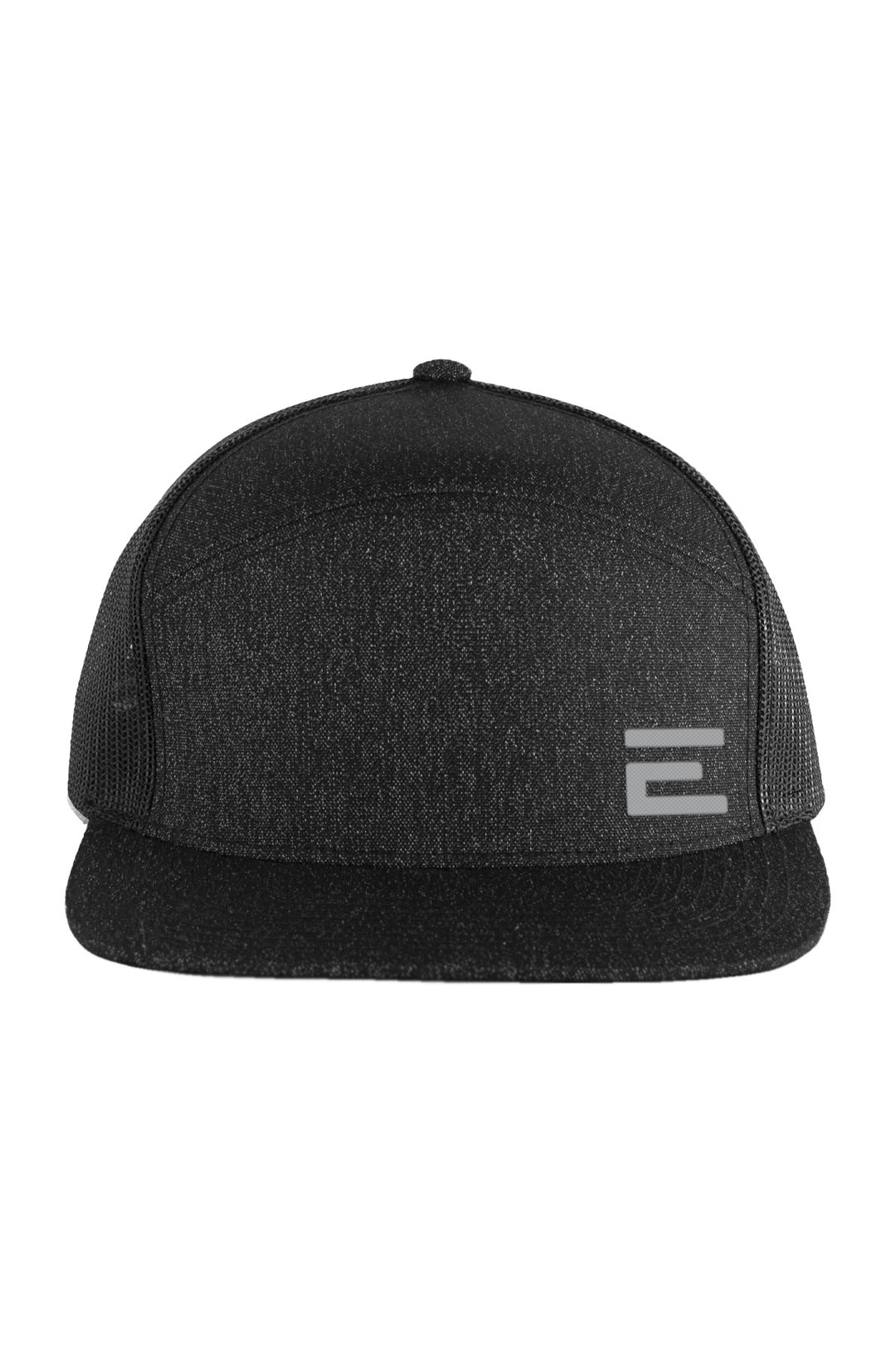 Heather 6-Panel Arch Trucker Snapback Cap