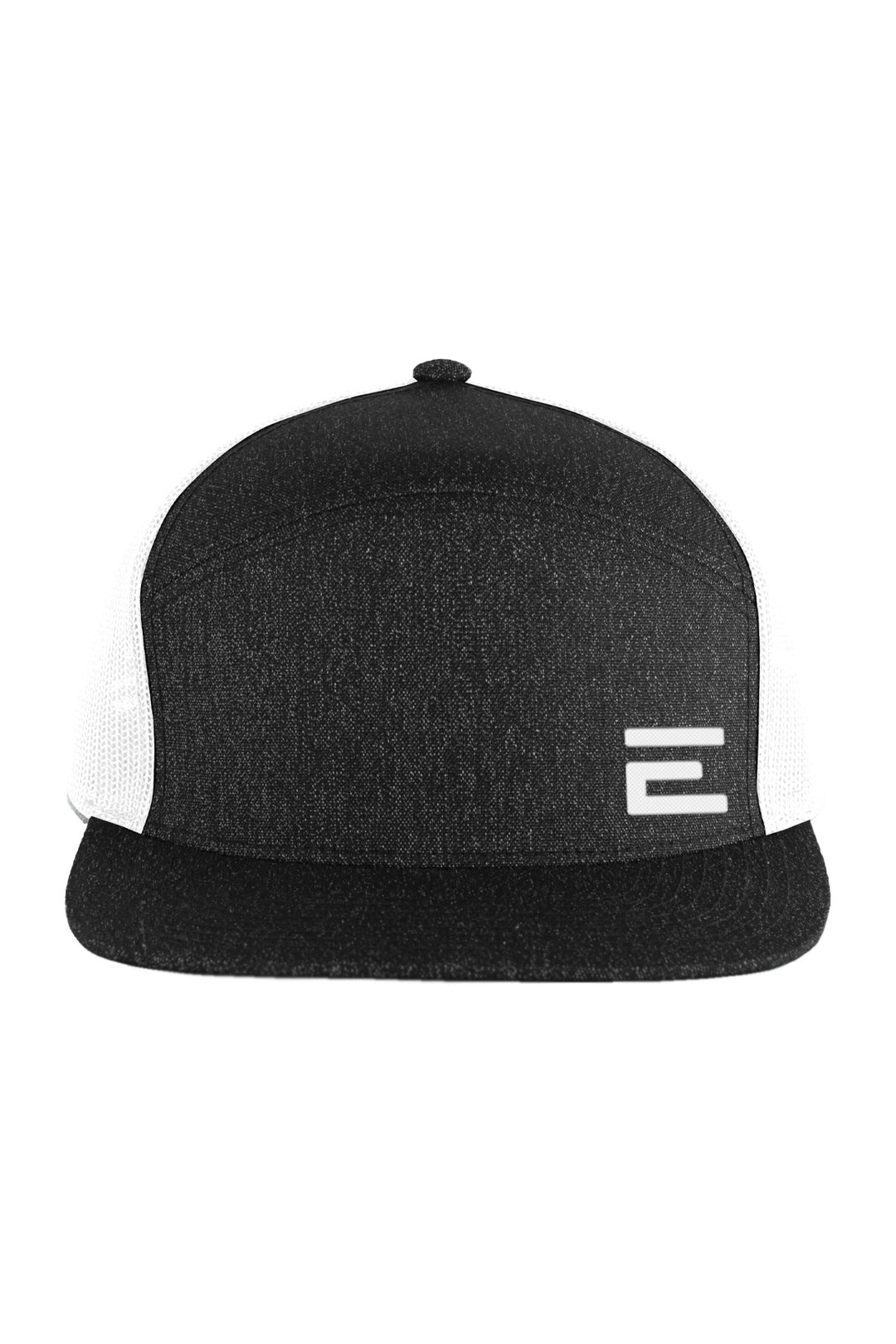 Heather 6-Panel Arch Trucker Snapback Cap