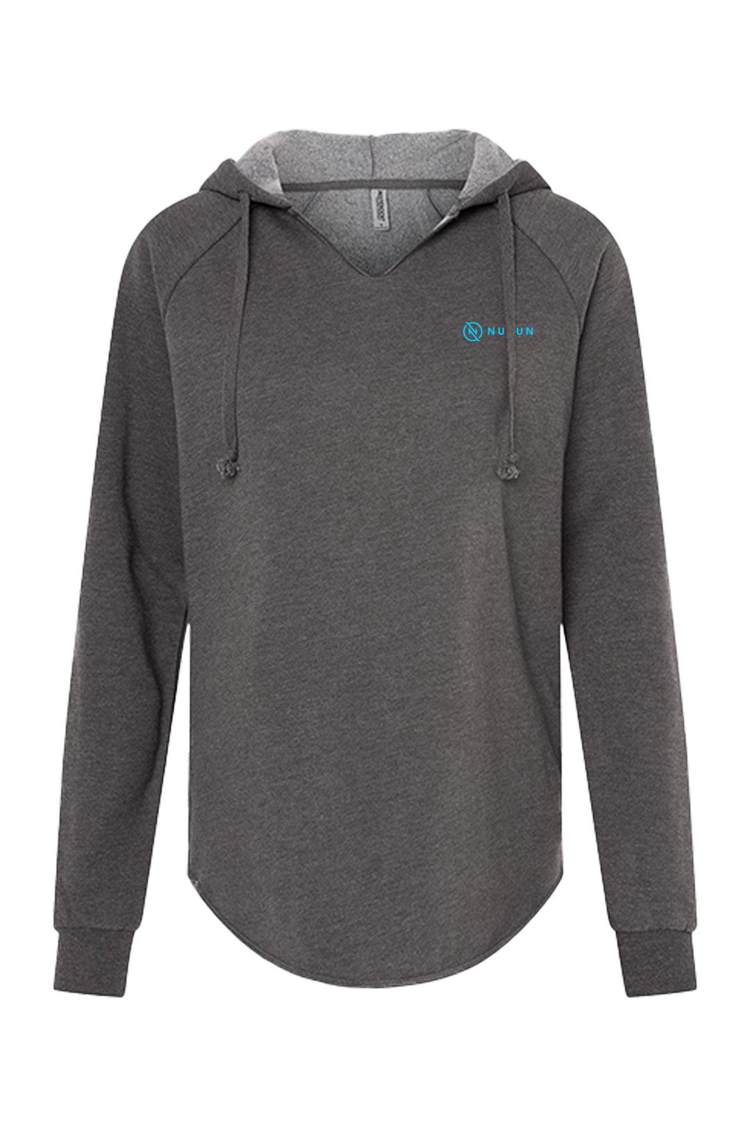 Ladies Lightweight California Wave Wash Hooded Sweatshirt