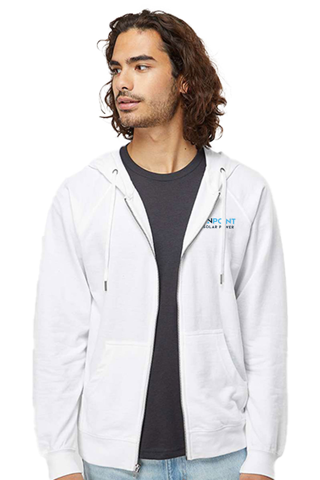 Icon Lightweight Loopback Terry Full-Zip Hooded Sweatshirt