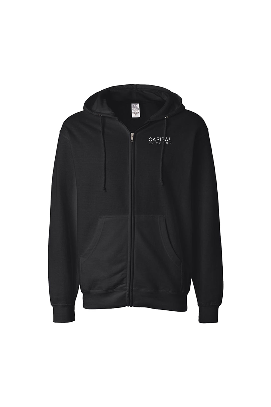 Midweight Full-Zip Hooded Sweatshirt