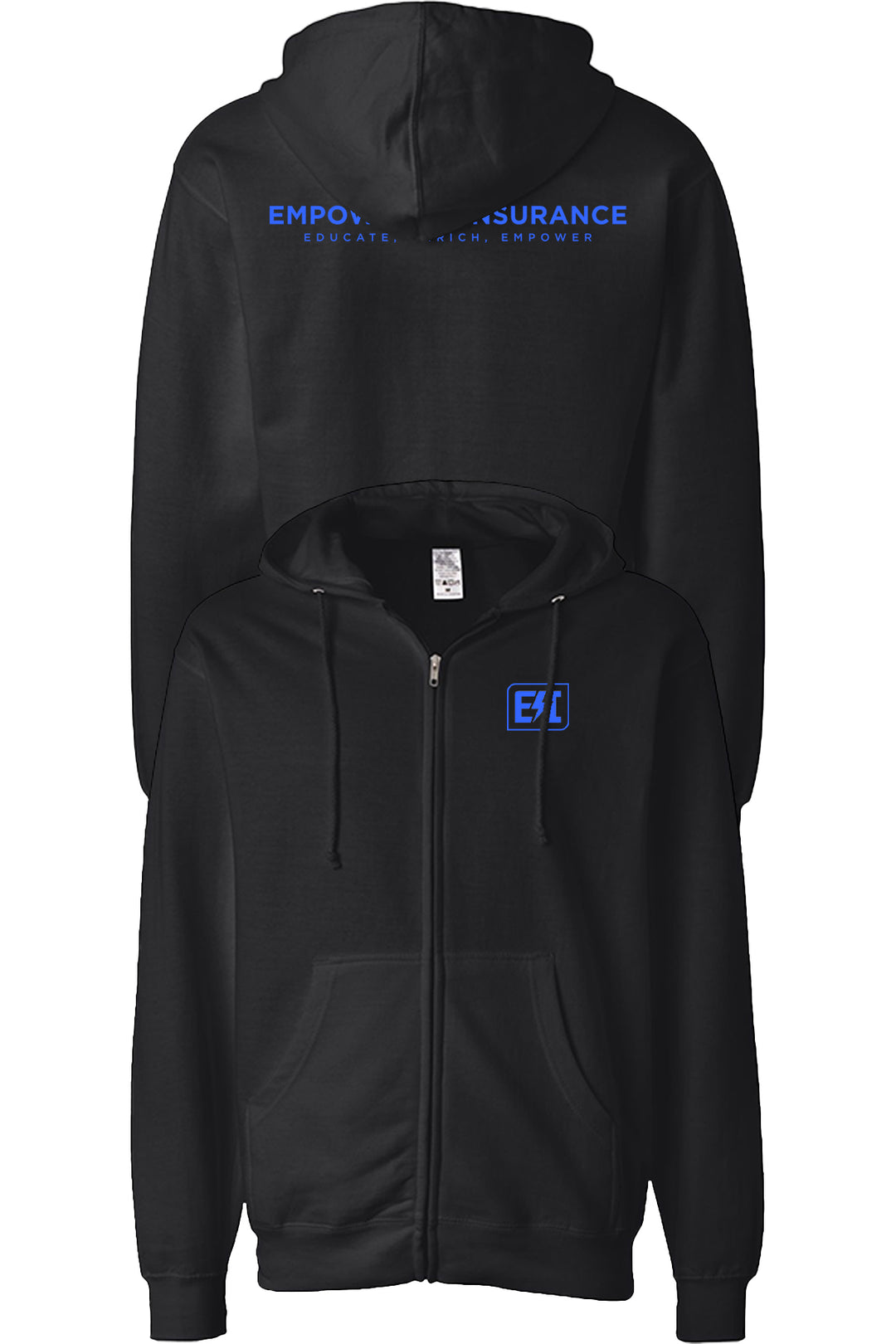 Midweight Full-Zip Hooded Sweatshirt