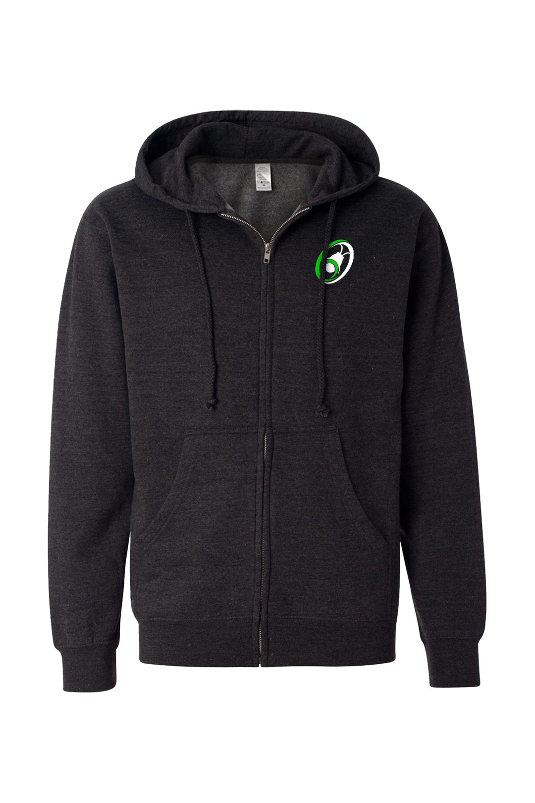 Midweight Full-Zip Hooded Sweatshirt