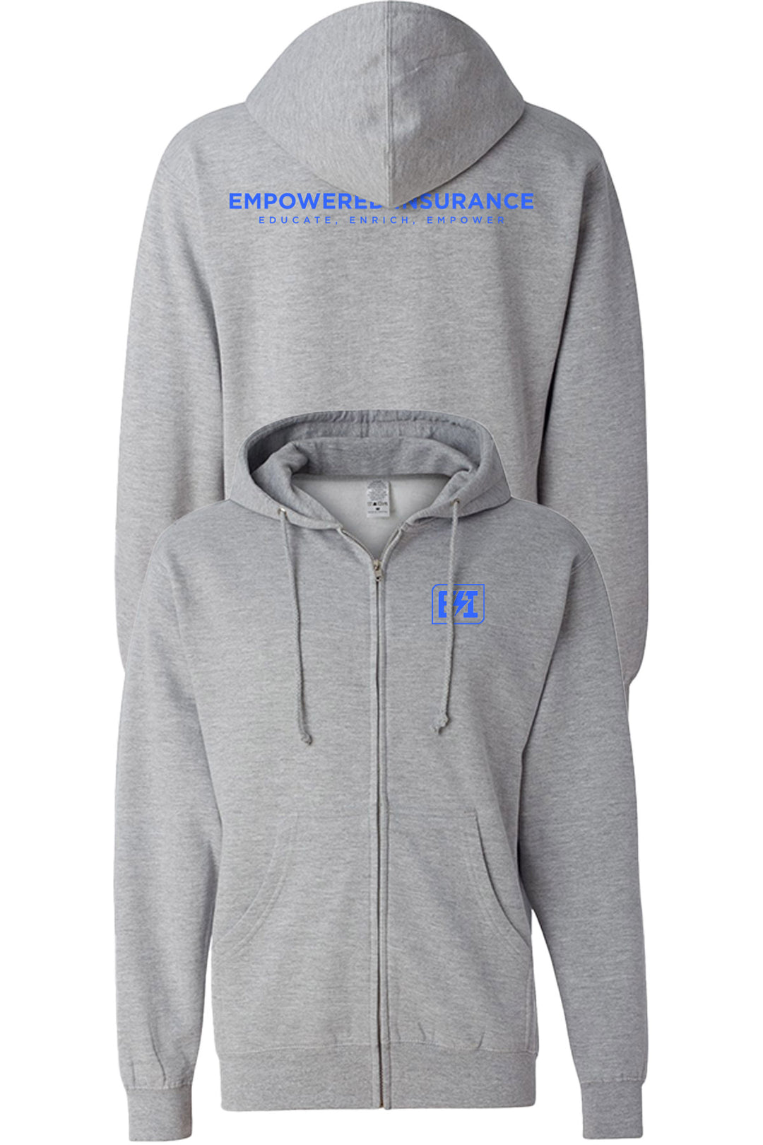 Midweight Full-Zip Hooded Sweatshirt