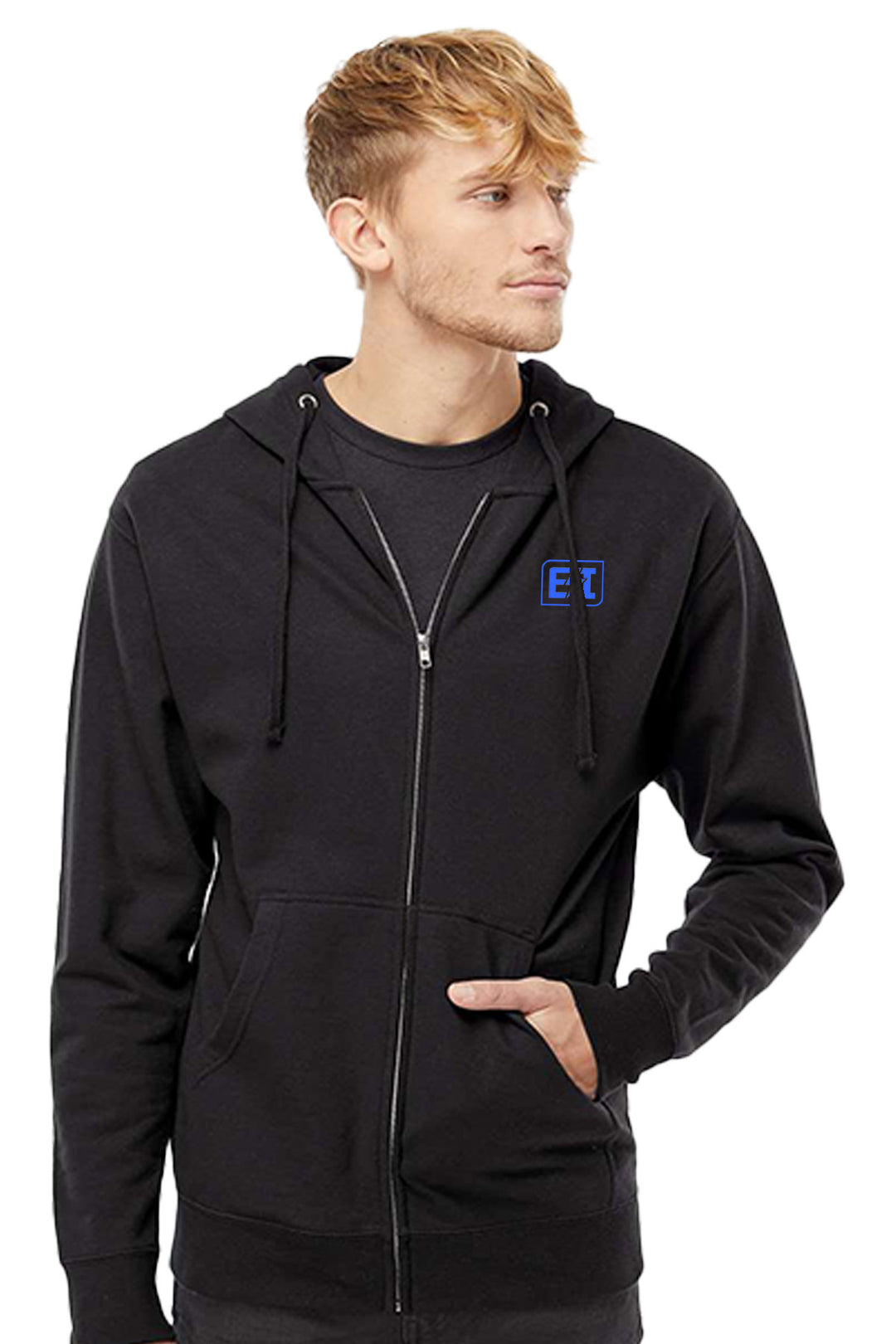 Midweight Full-Zip Hooded Sweatshirt