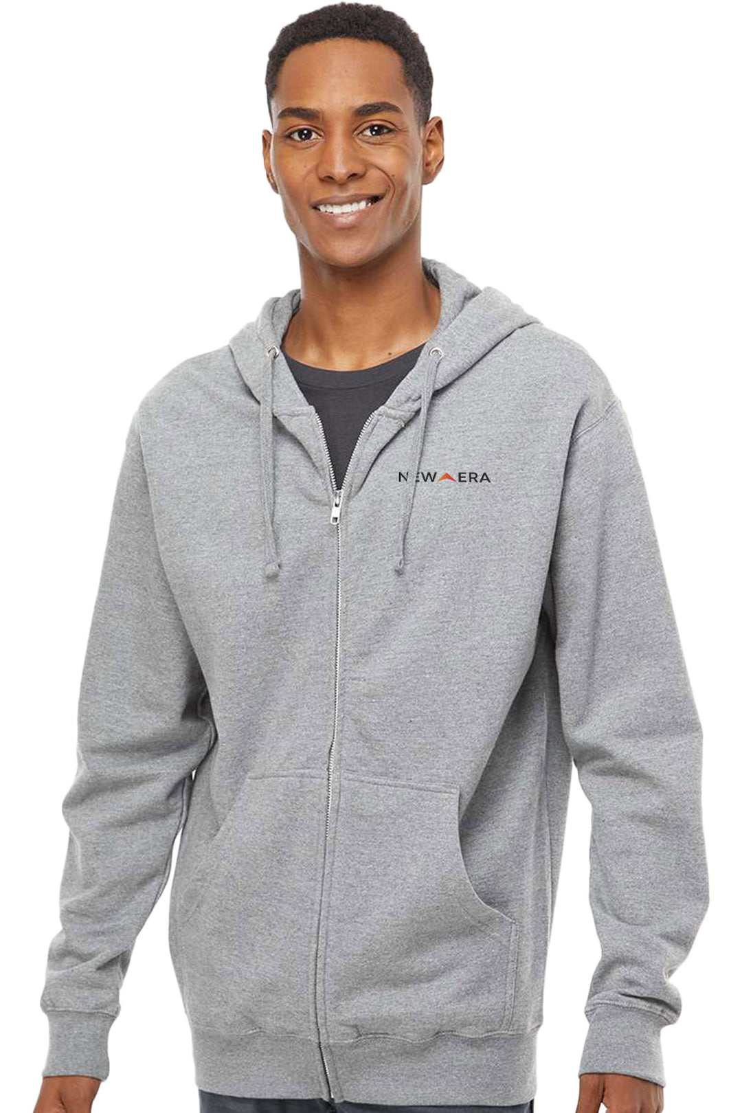 Unisex Midweight Full-Zip Hooded Sweatshirt