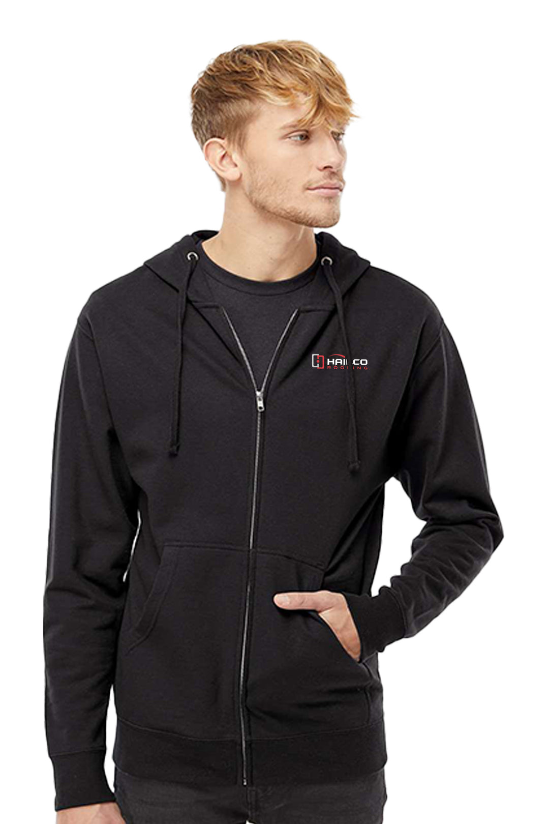 Midweight Full-Zip Hooded Sweatshirt