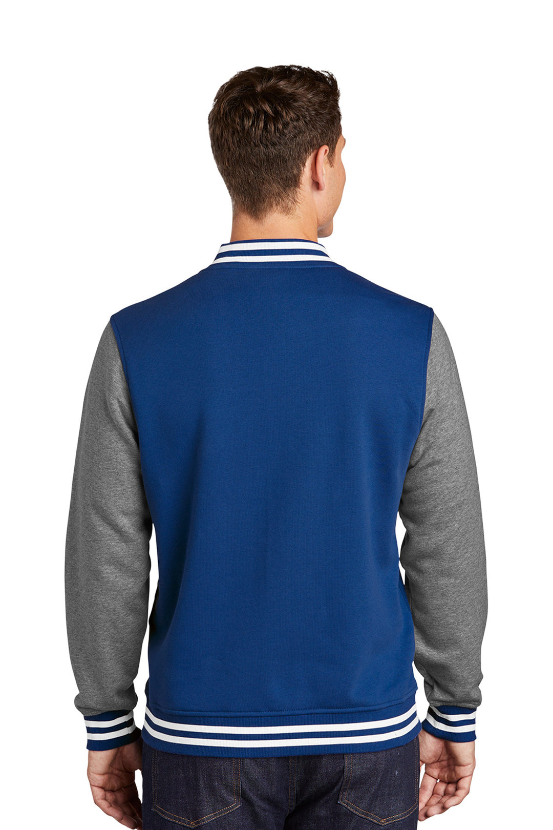 Fleece Letterman Jacket