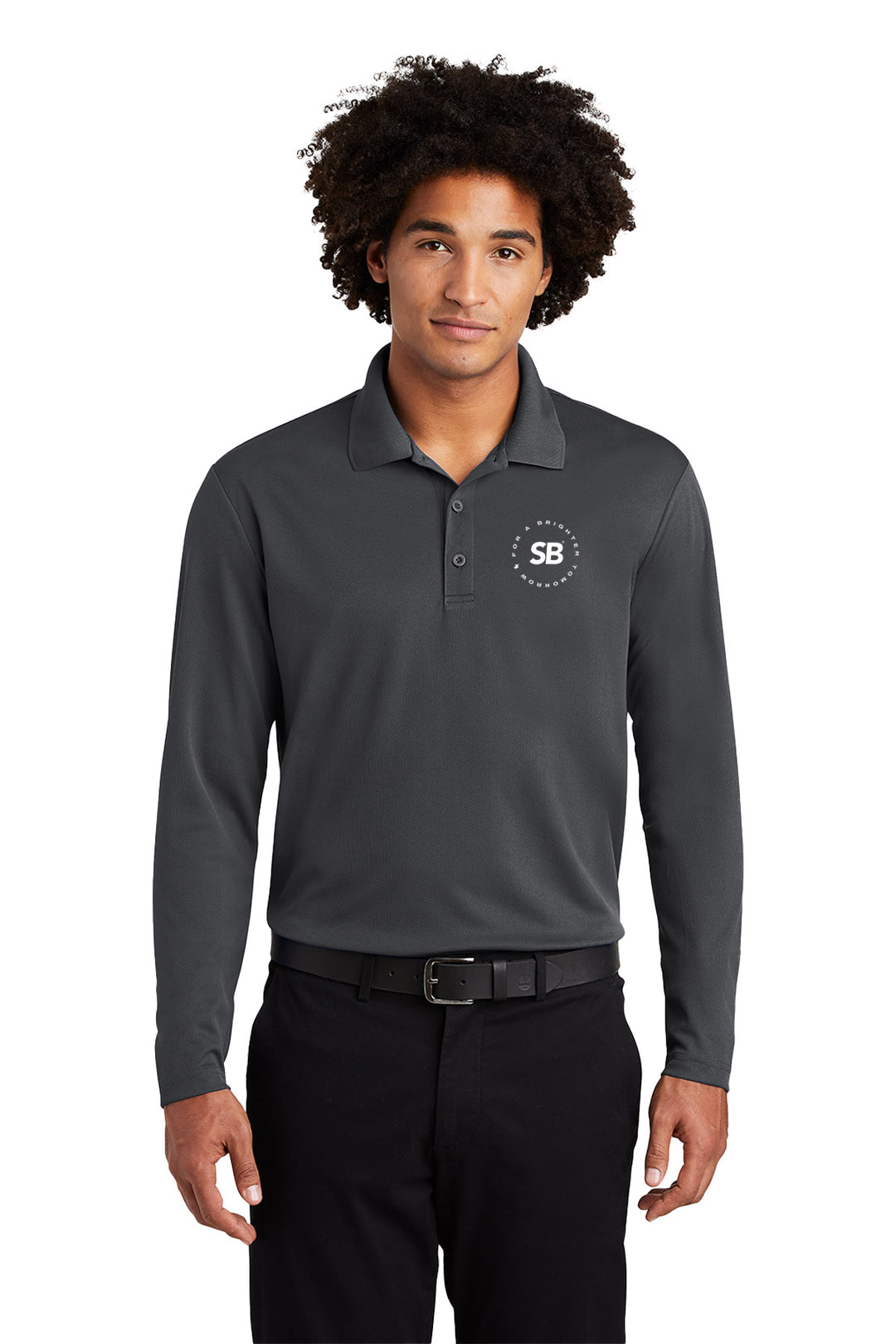 PosiCharge RacerMesh Long Sleeve Polo