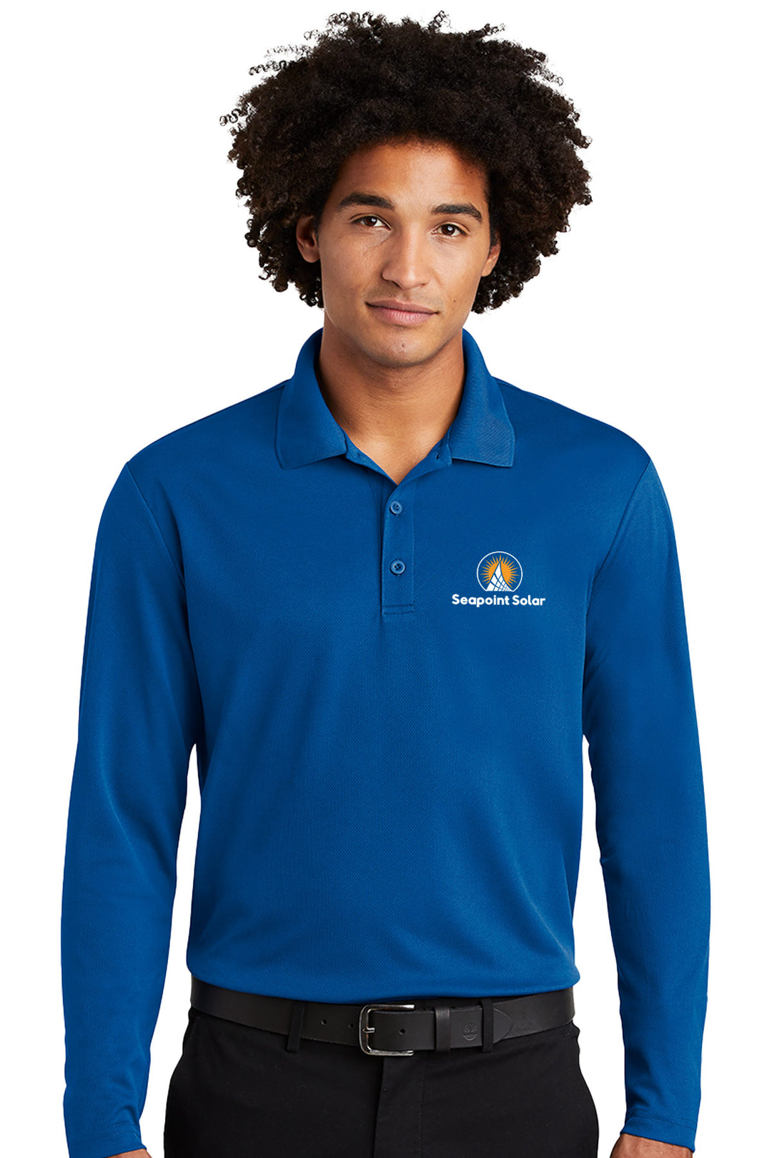 PosiCharge RacerMesh Long Sleeve Polo