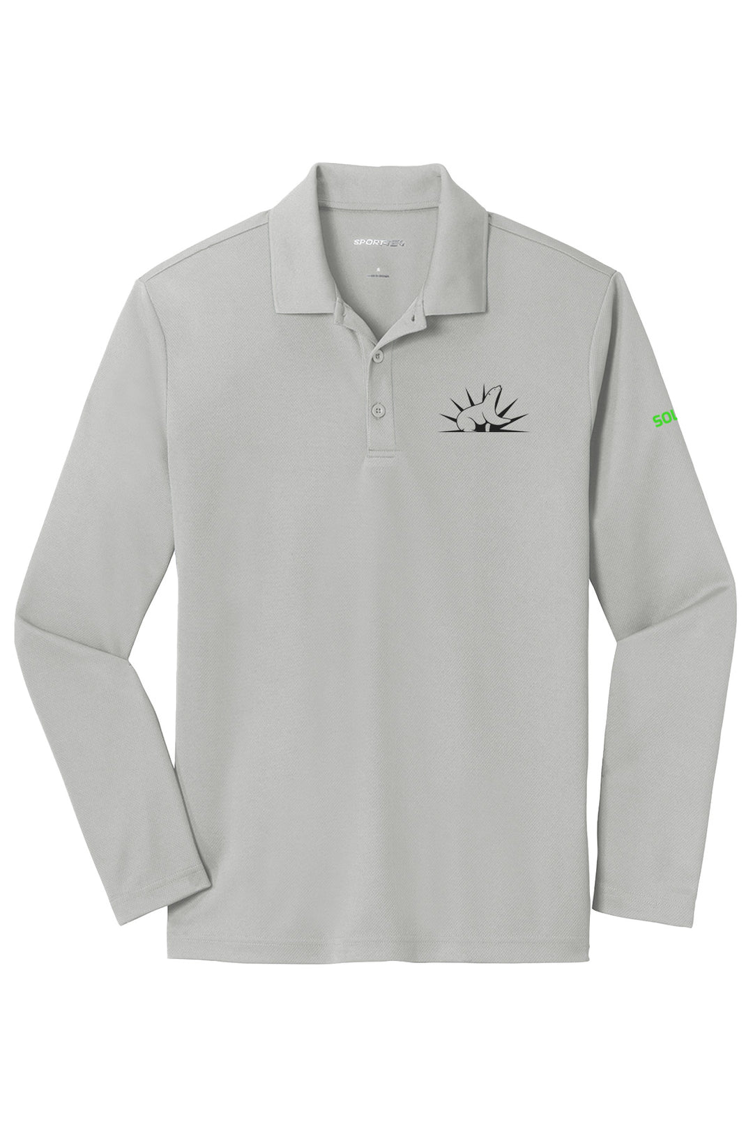 PosiCharge RacerMesh Long Sleeve Polo