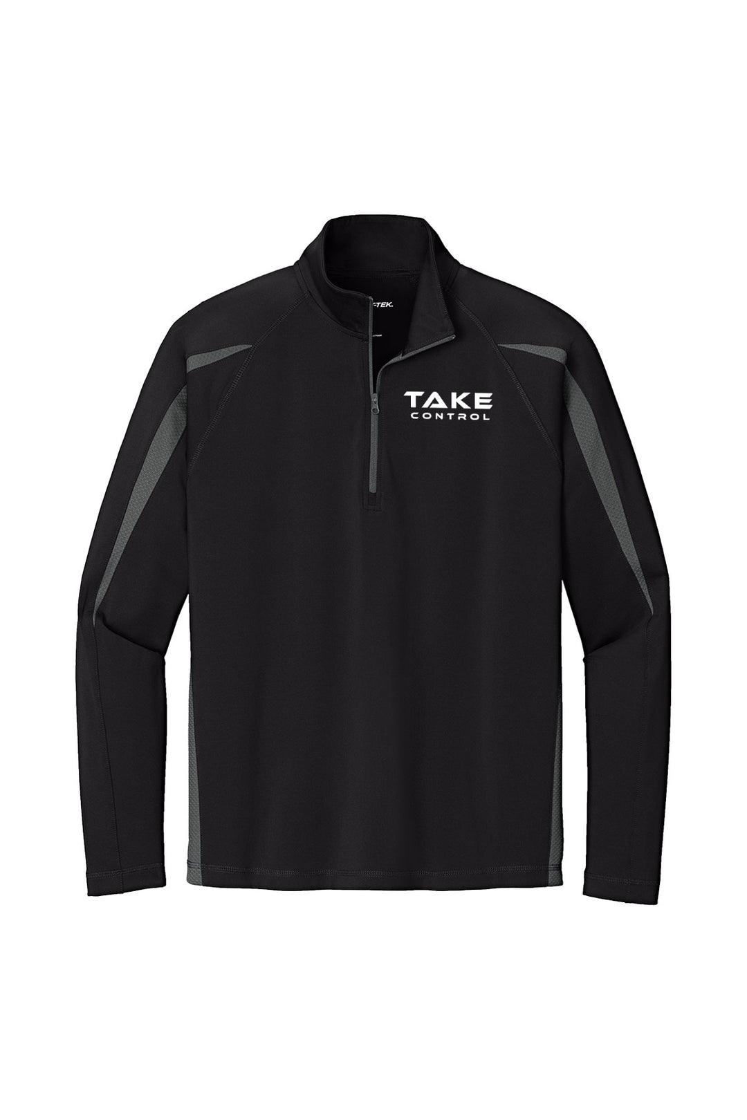 Sport-Wick Stretch 1/2-Zip Colorblock Pullover