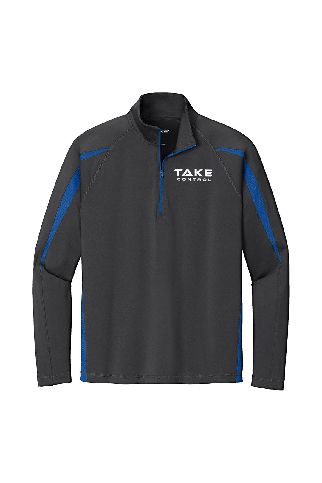 Sport-Wick Stretch 1/2-Zip Colorblock Pullover