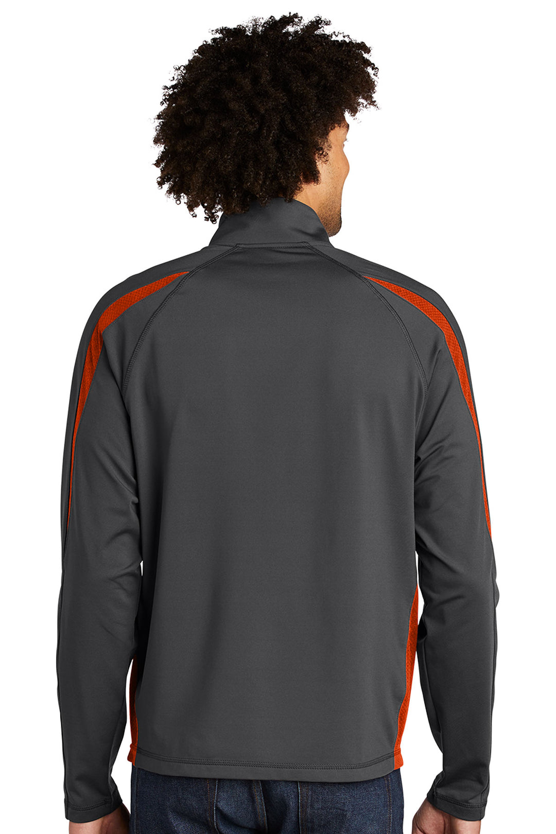 Sport-Wick Stretch 1/2-Zip Colorblock Pullover
