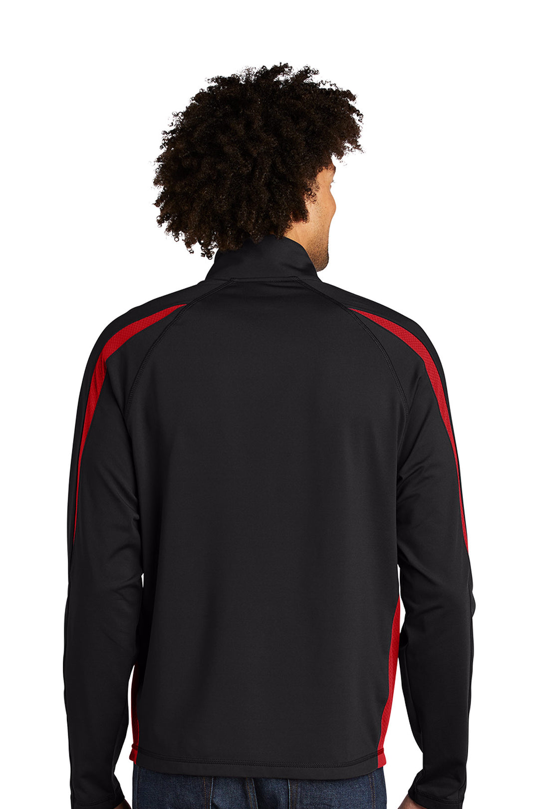 Sport-Wick Stretch 1/2-Zip Colorblock Pullover