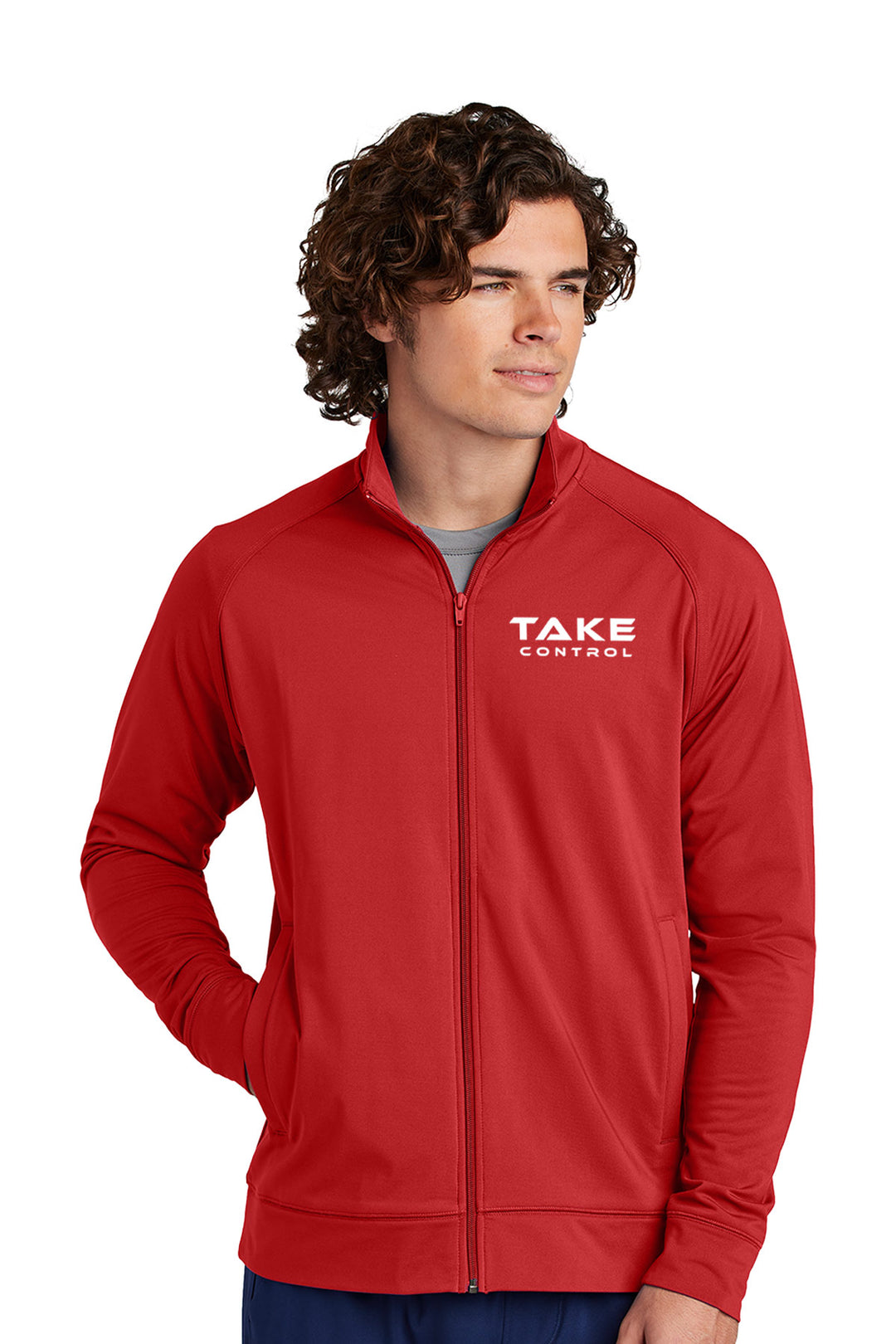 Sport-Wick Stretch Full-Zip Cadet Jacket