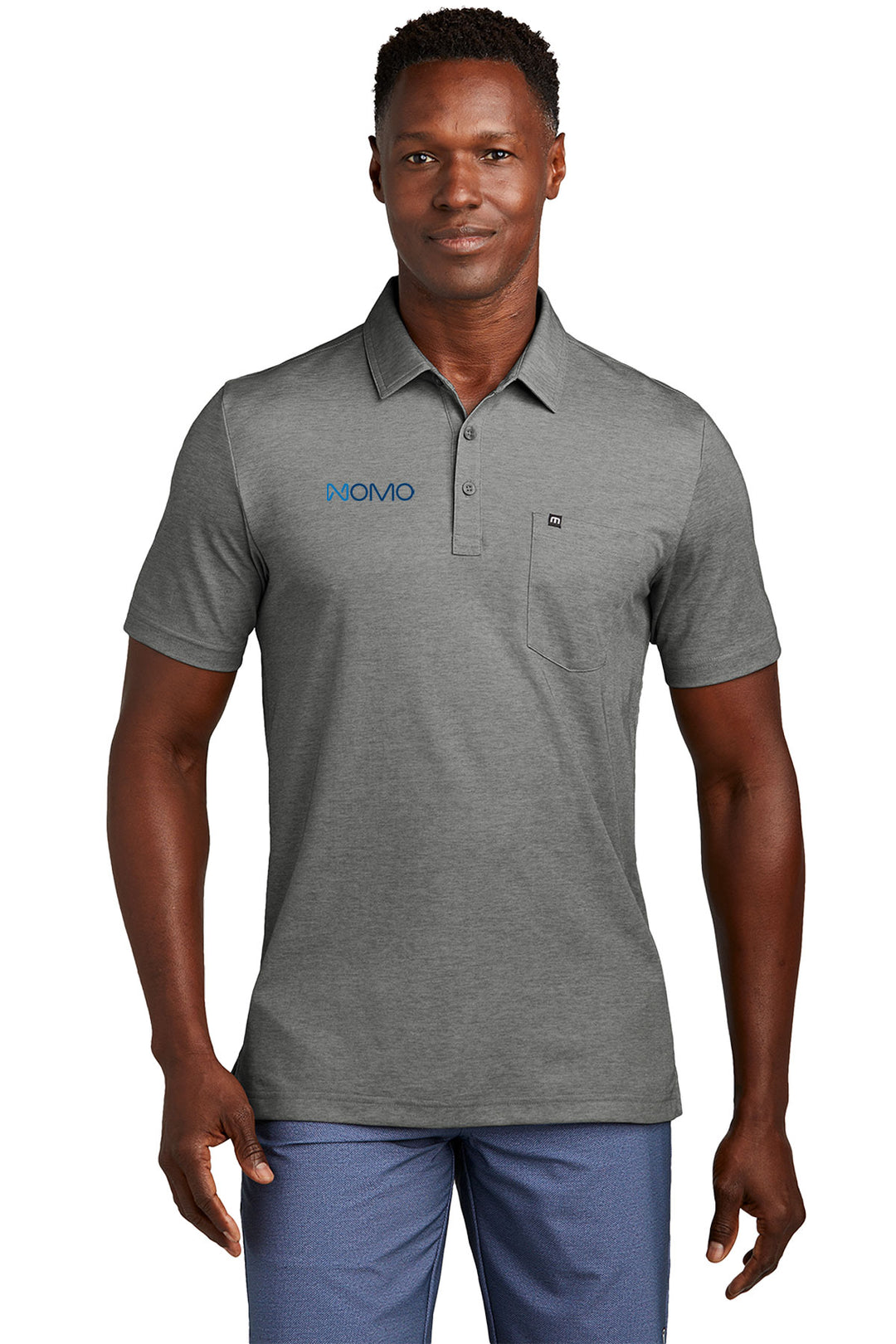 Oceanside Heather Pocket Polo