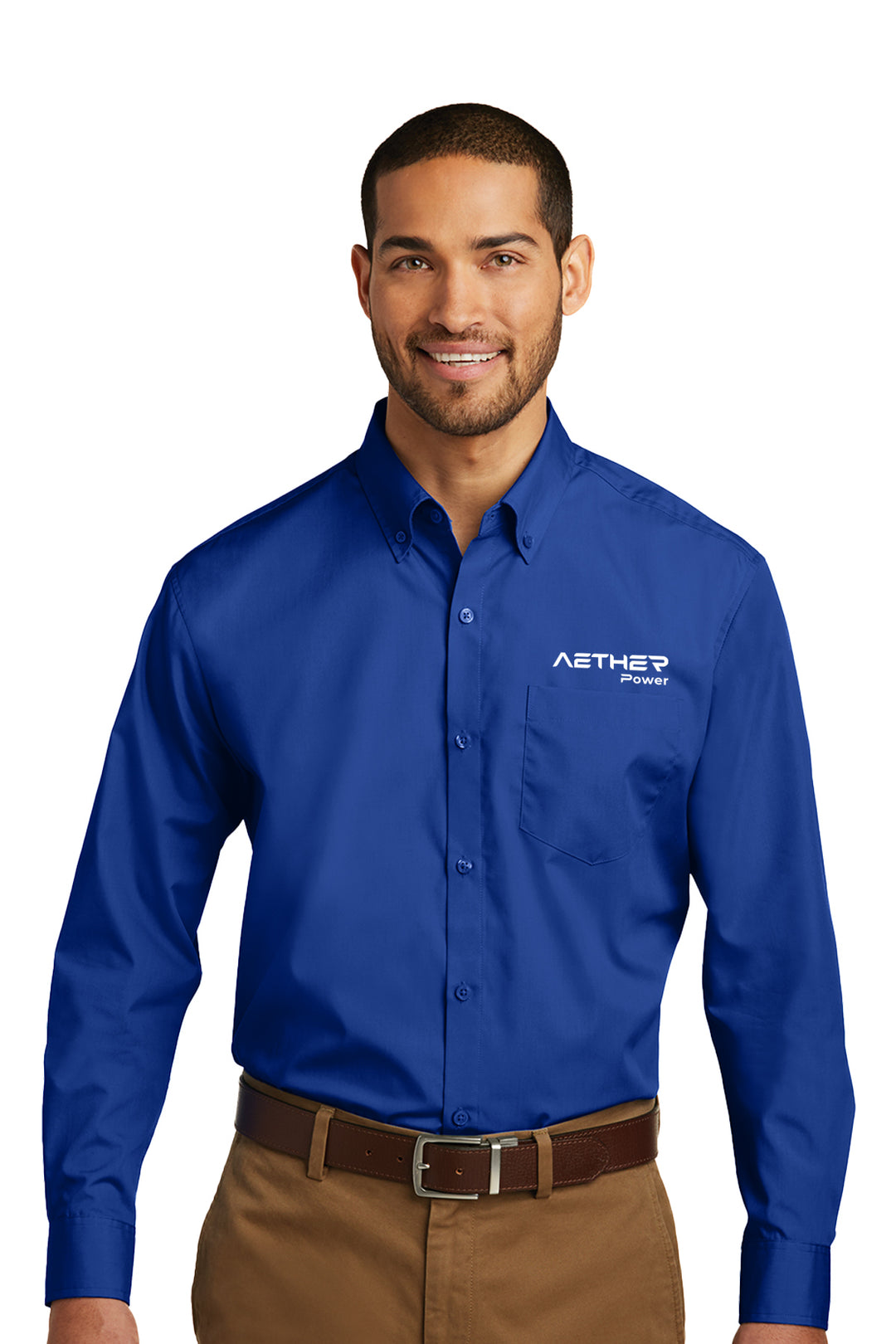 Long Sleeve Carefree Poplin Shirt