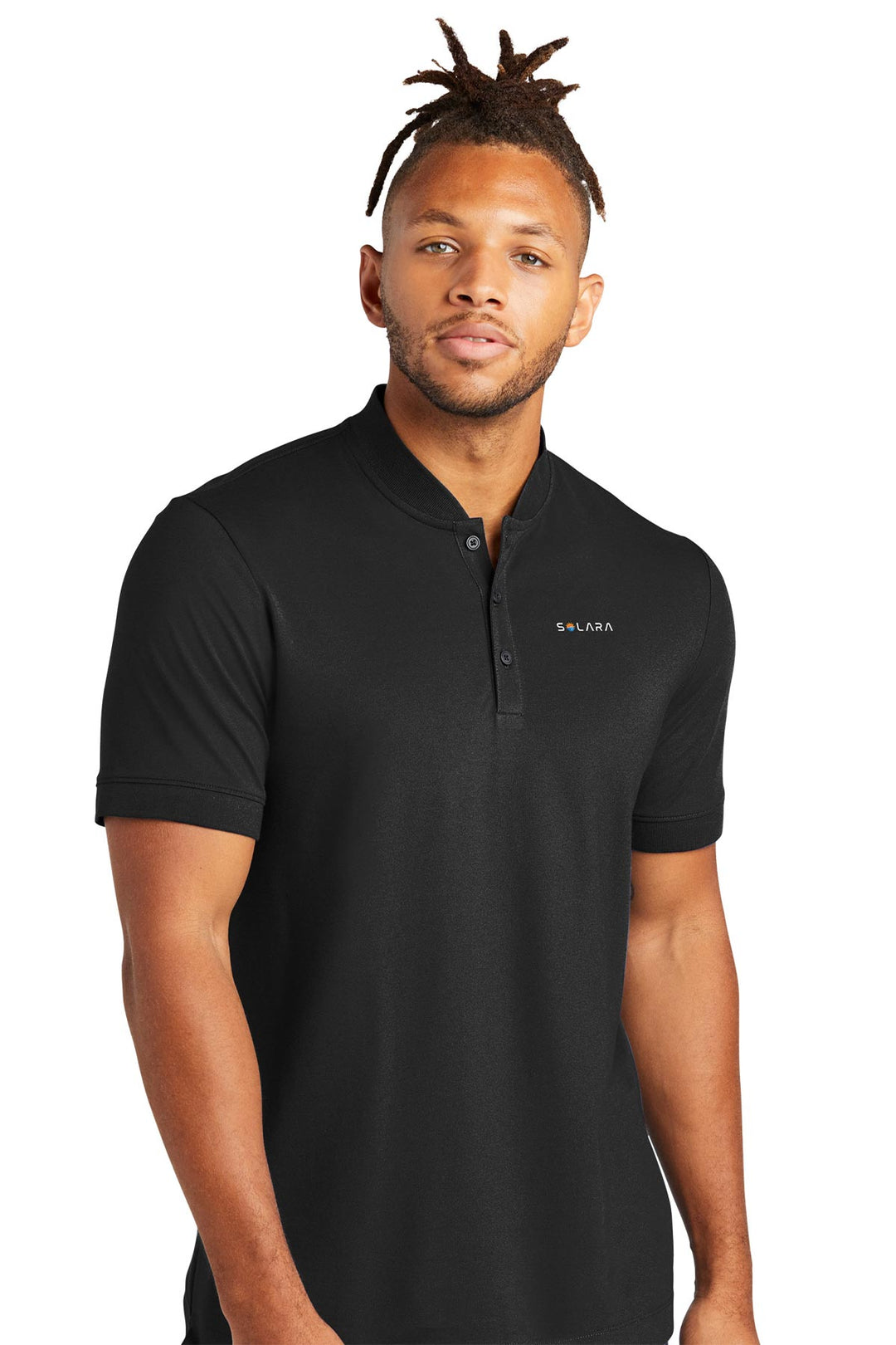 Stretch Pique Henley