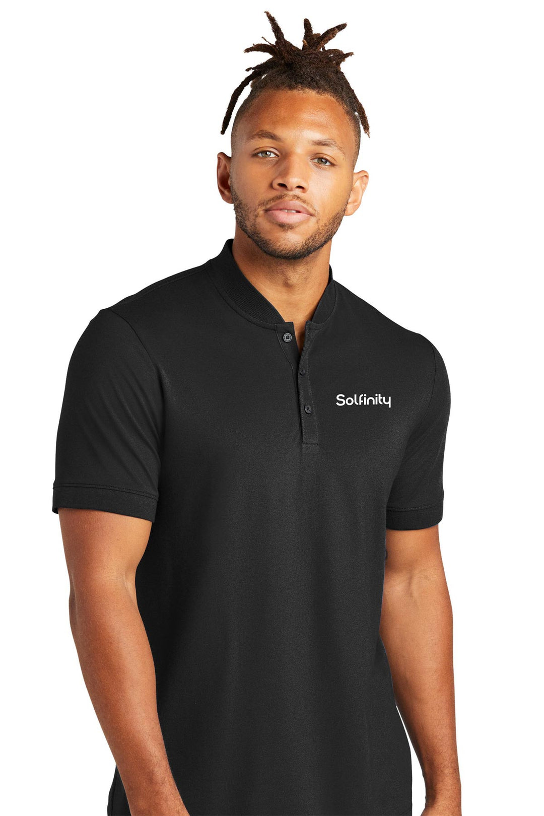 Stretch Pique Henley