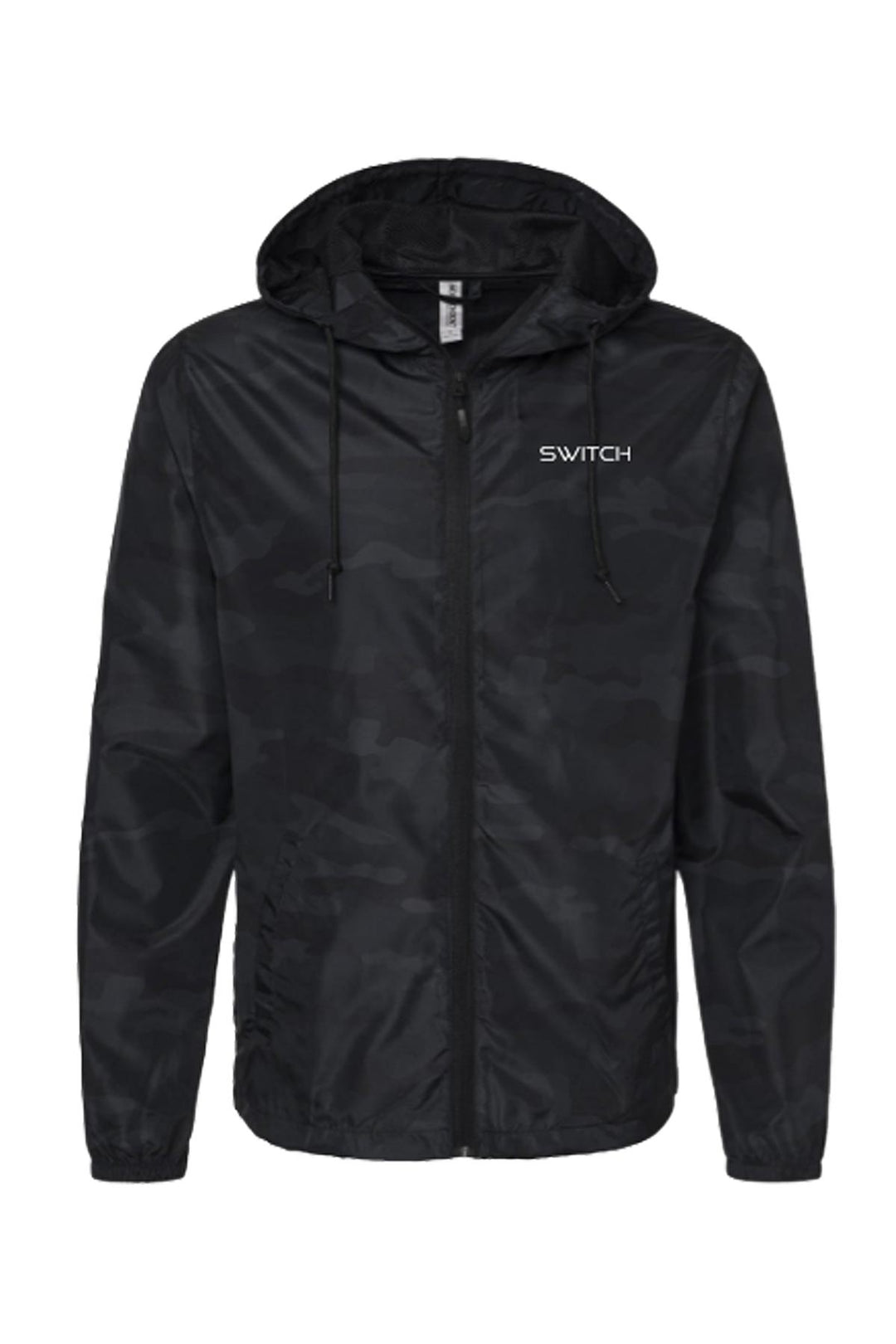 Lightweight Windbreaker Full-Zip Jacket