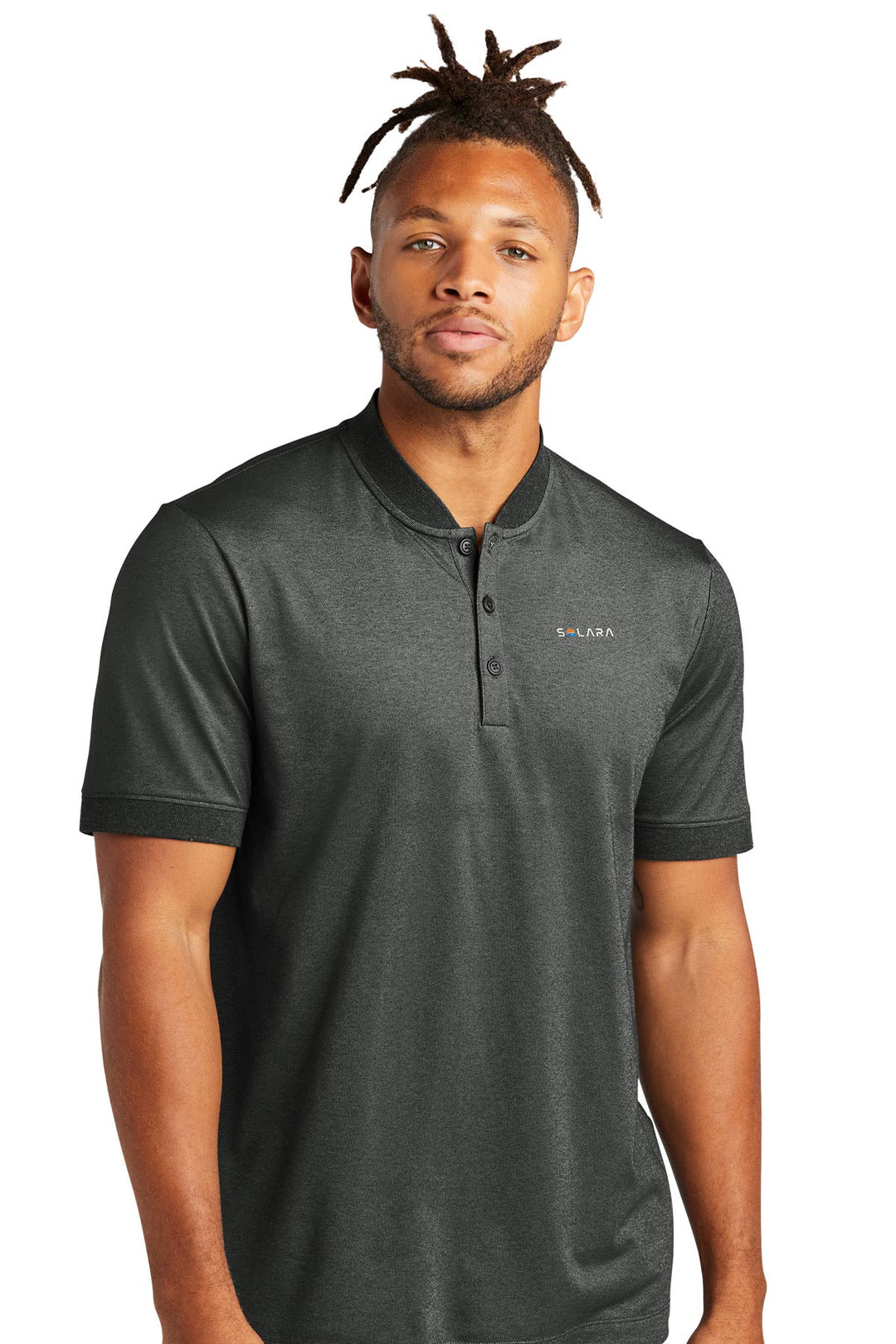 Stretch Pique Henley