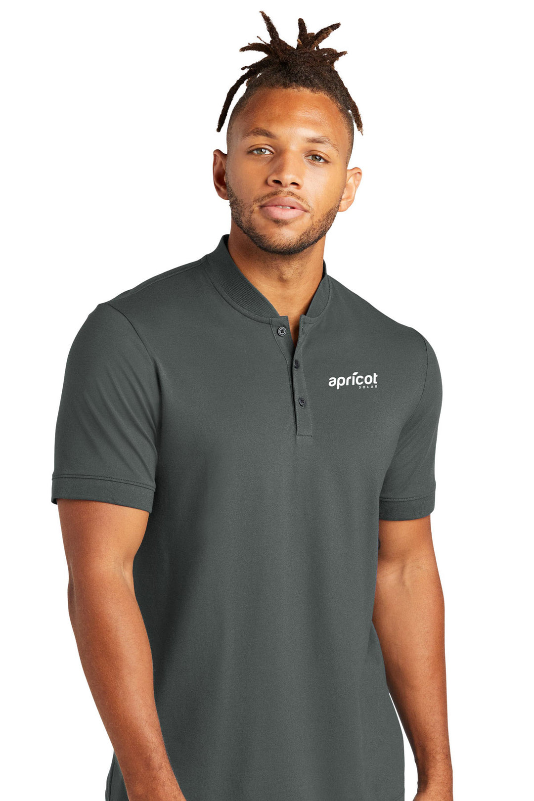 Stretch Pique Henley
