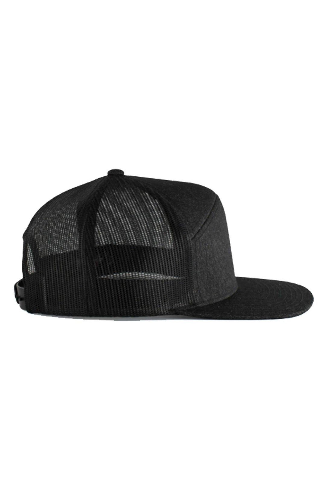 Heather 6-Panel Arch Trucker Snapback Cap