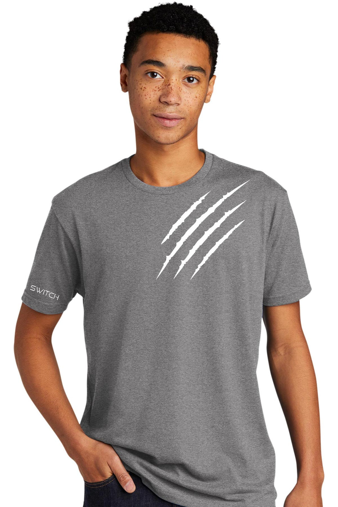 Unisex CVC Sueded Tee - Scratch