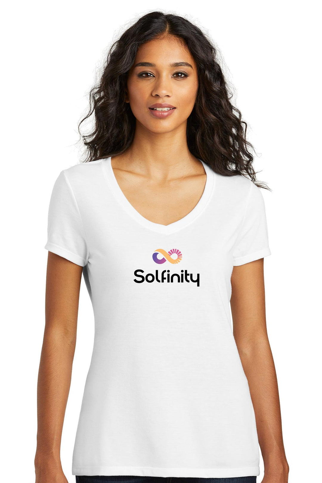 Ladies Perfect Tri V-Neck Tee- Worldmark