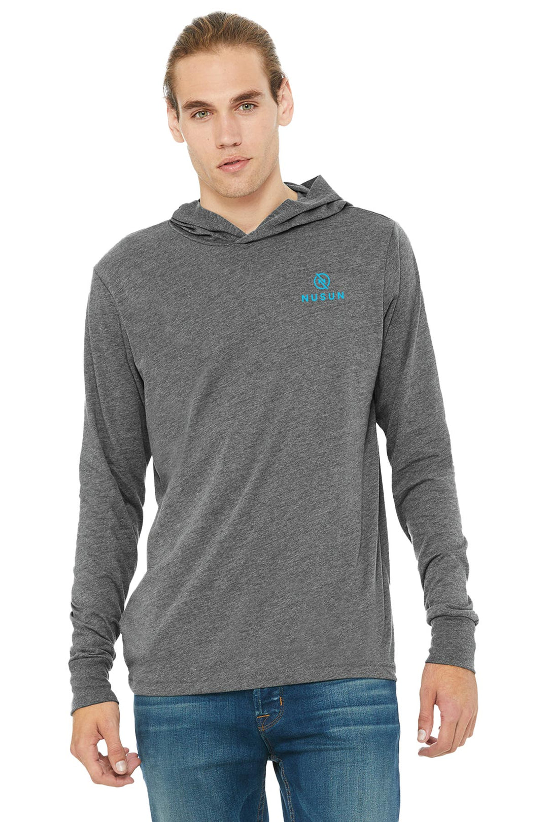 Jersey Hooded Long Sleeve Tee