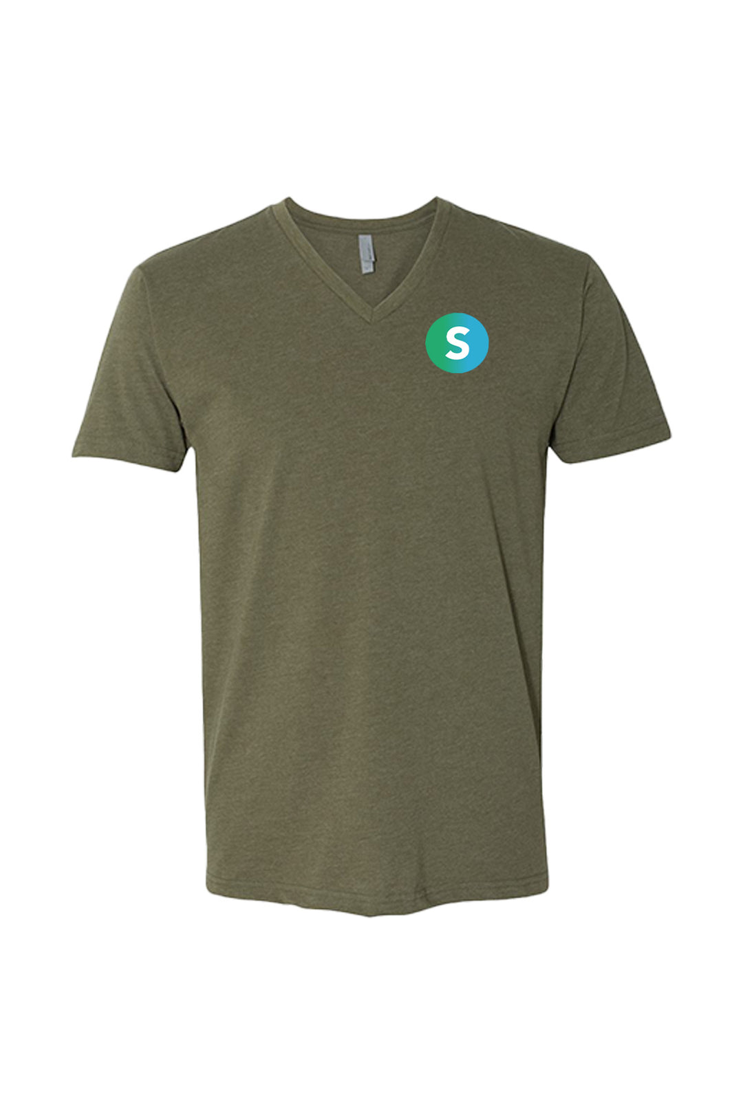 Men's CVC V-Neck T-Shirt