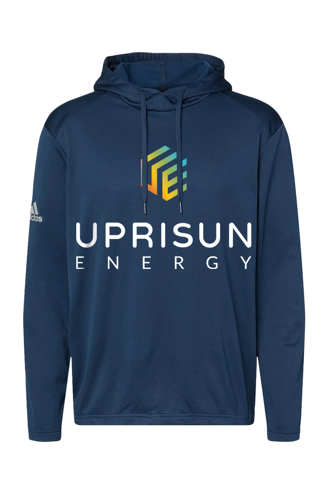 Textured Mixed Media Hooded Sweatshirt