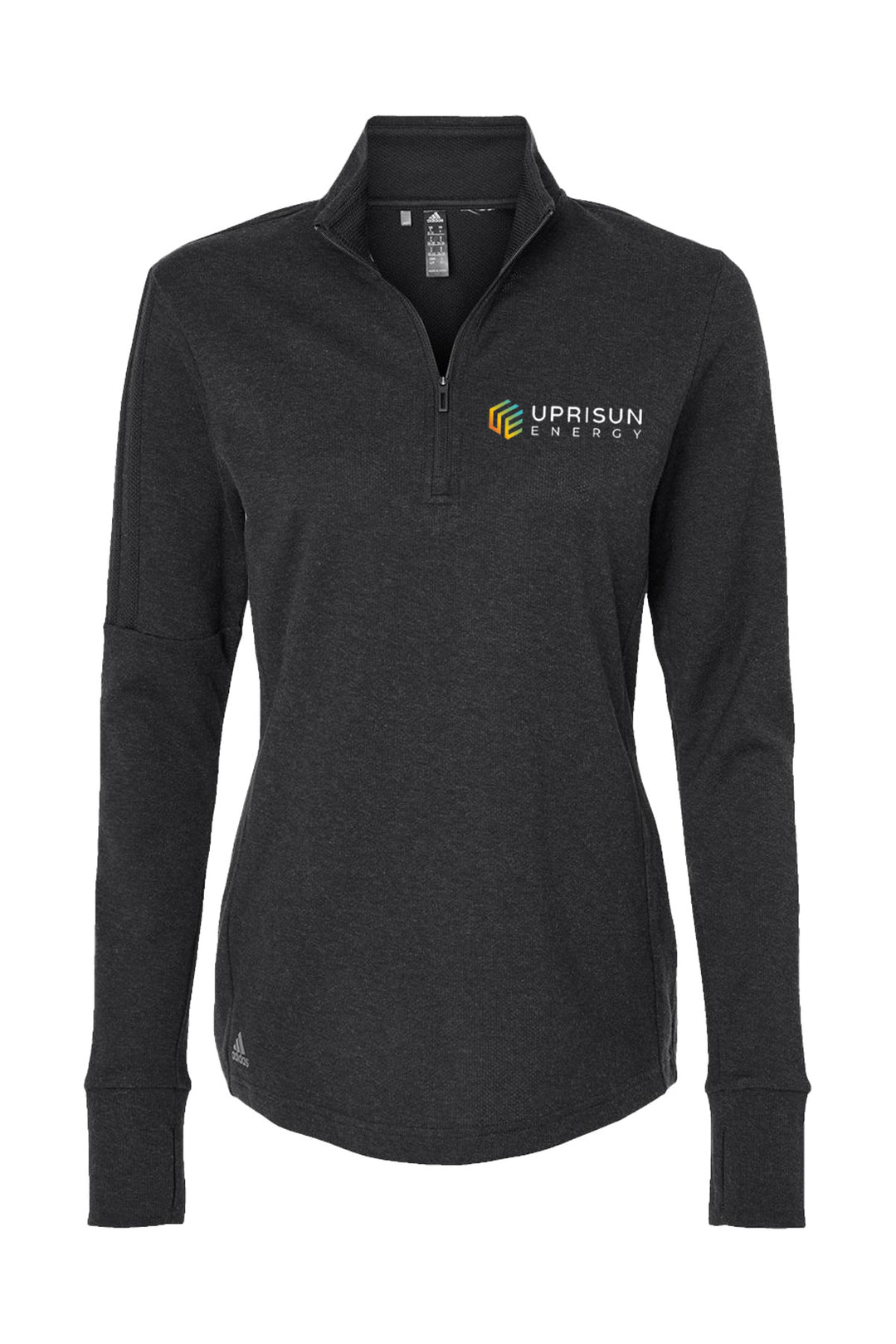 Ladies 3-Stripes Quarter-Zip Sweater