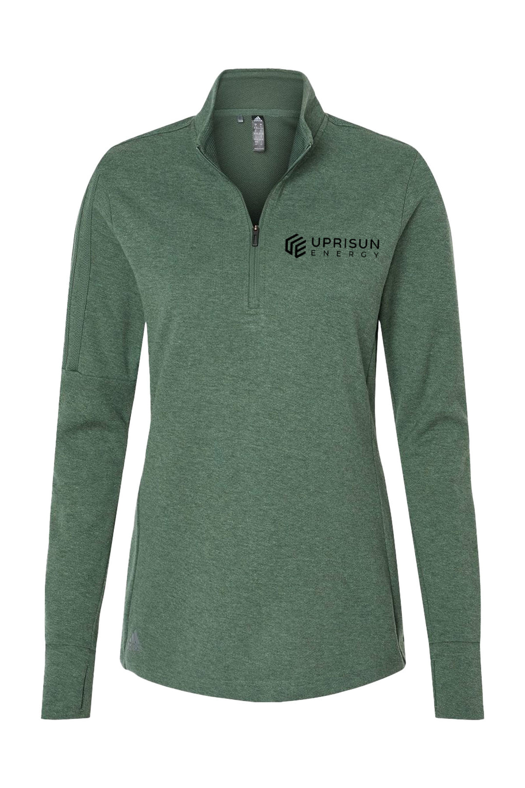 Ladies 3-Stripes Quarter-Zip Sweater