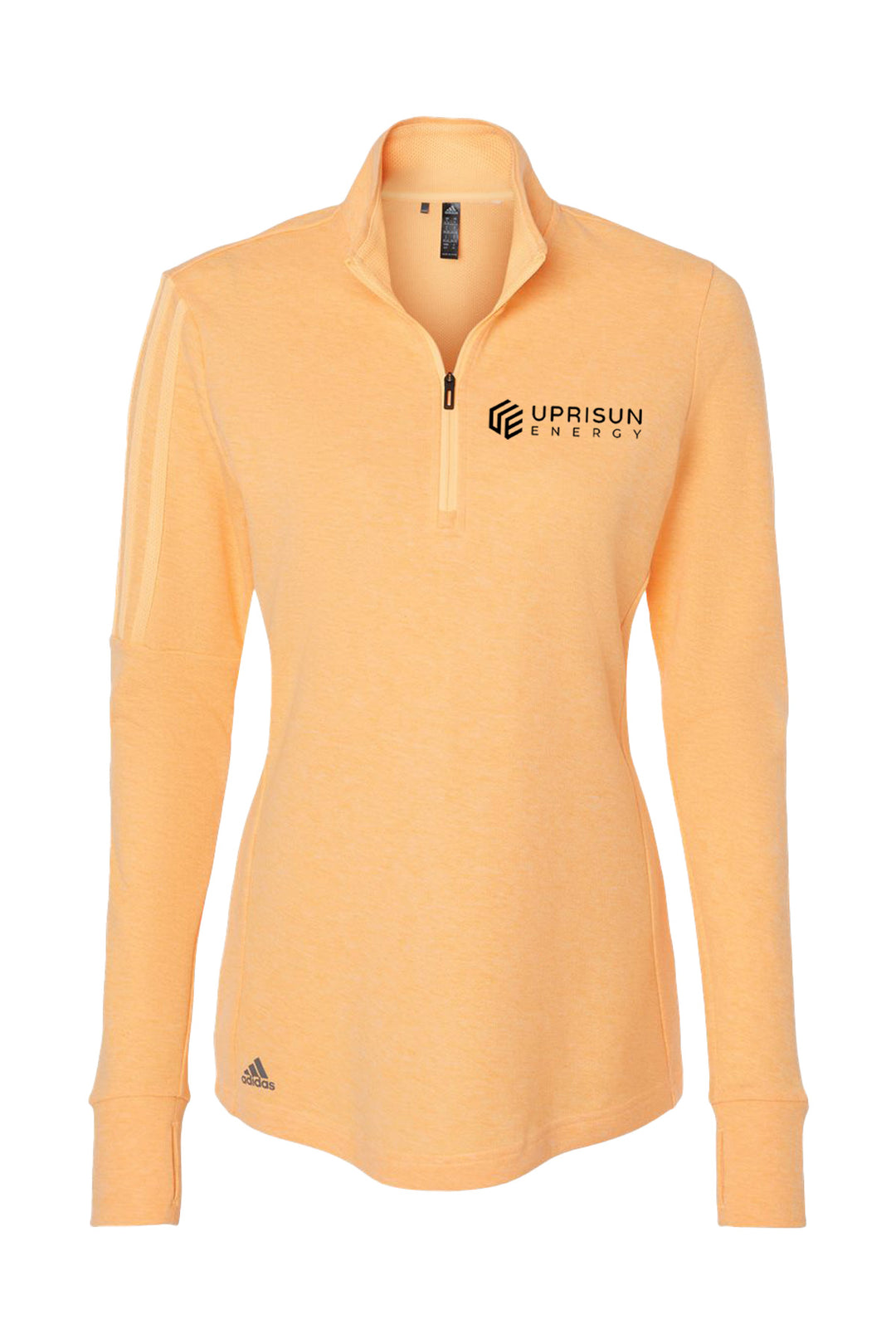 Ladies 3-Stripes Quarter-Zip Sweater
