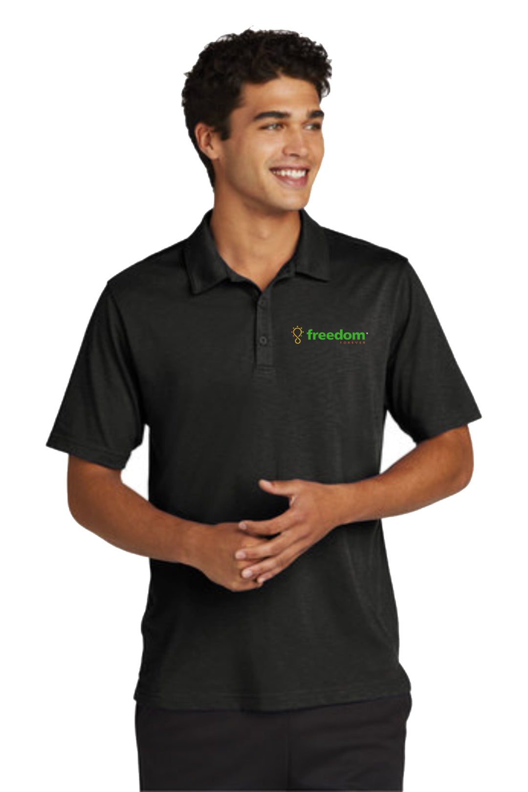PosiCharge Tri-Blend Wicking Polo- Freedom