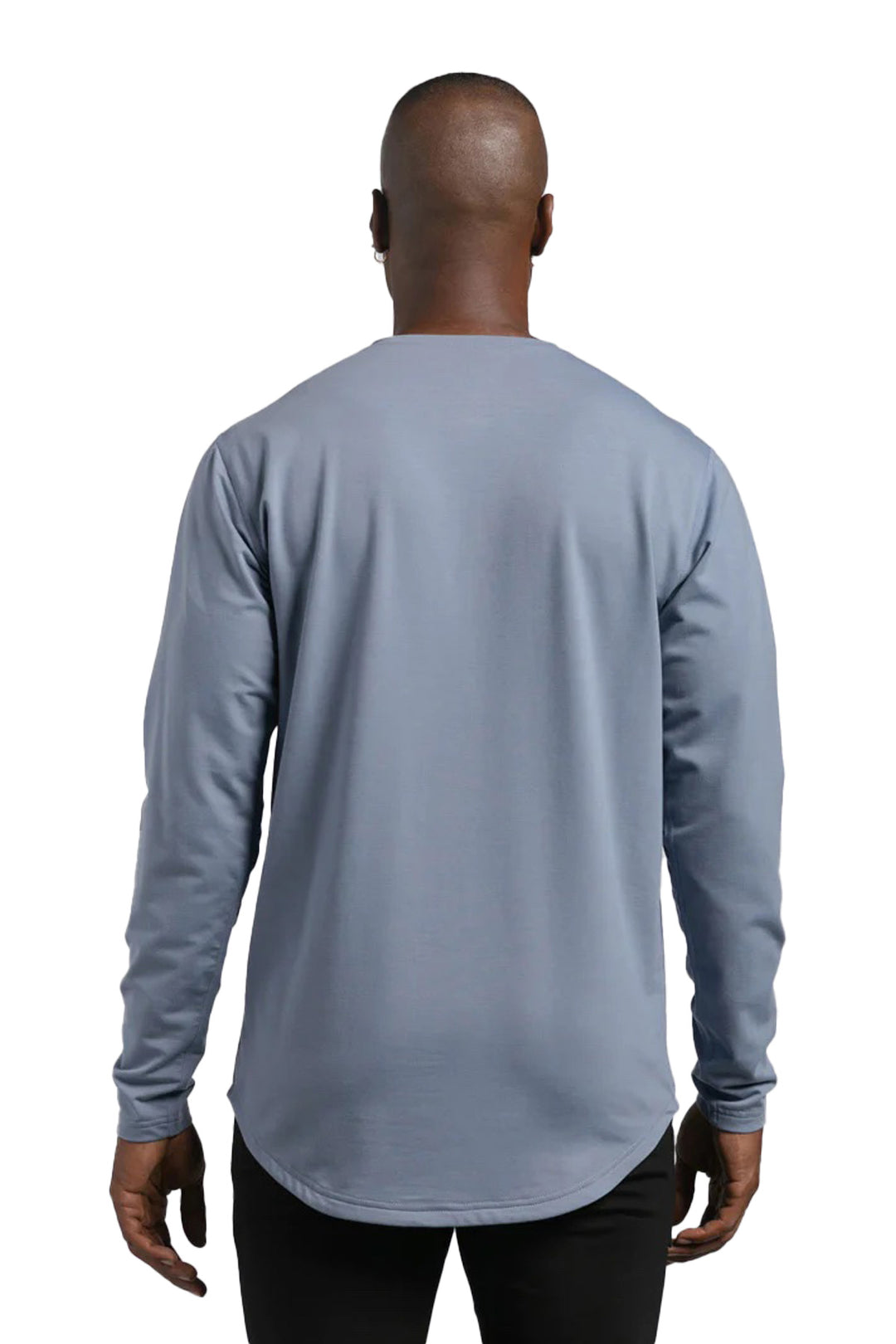 Henley Drop-Cut Long Sleeve: LUX