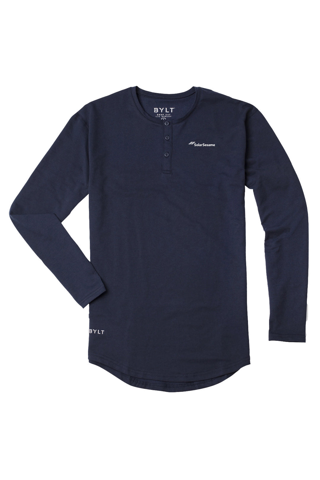 Henley Drop-Cut Long Sleeve: LUX