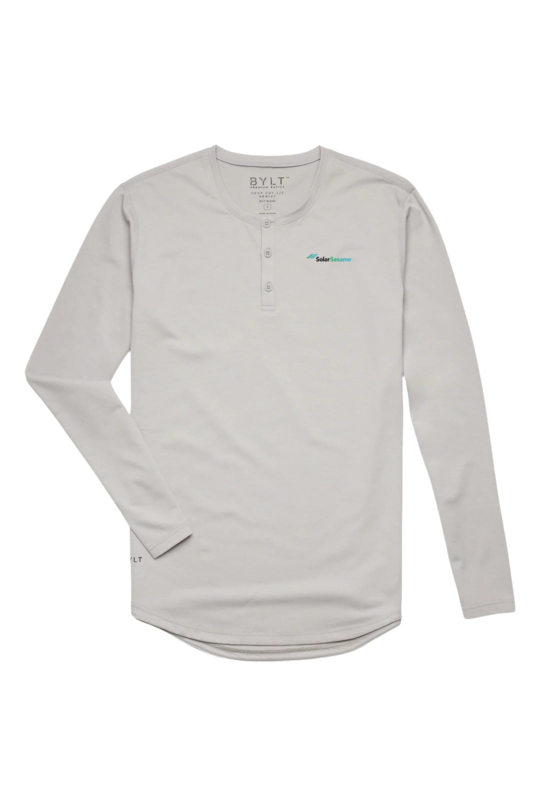 Henley Drop-Cut Long Sleeve: LUX