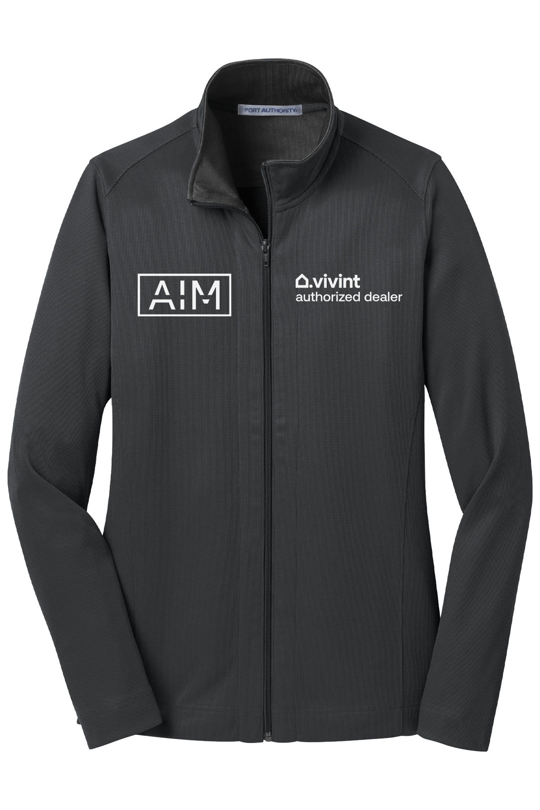Ladies Vertical Texture Full-Zip Jacket