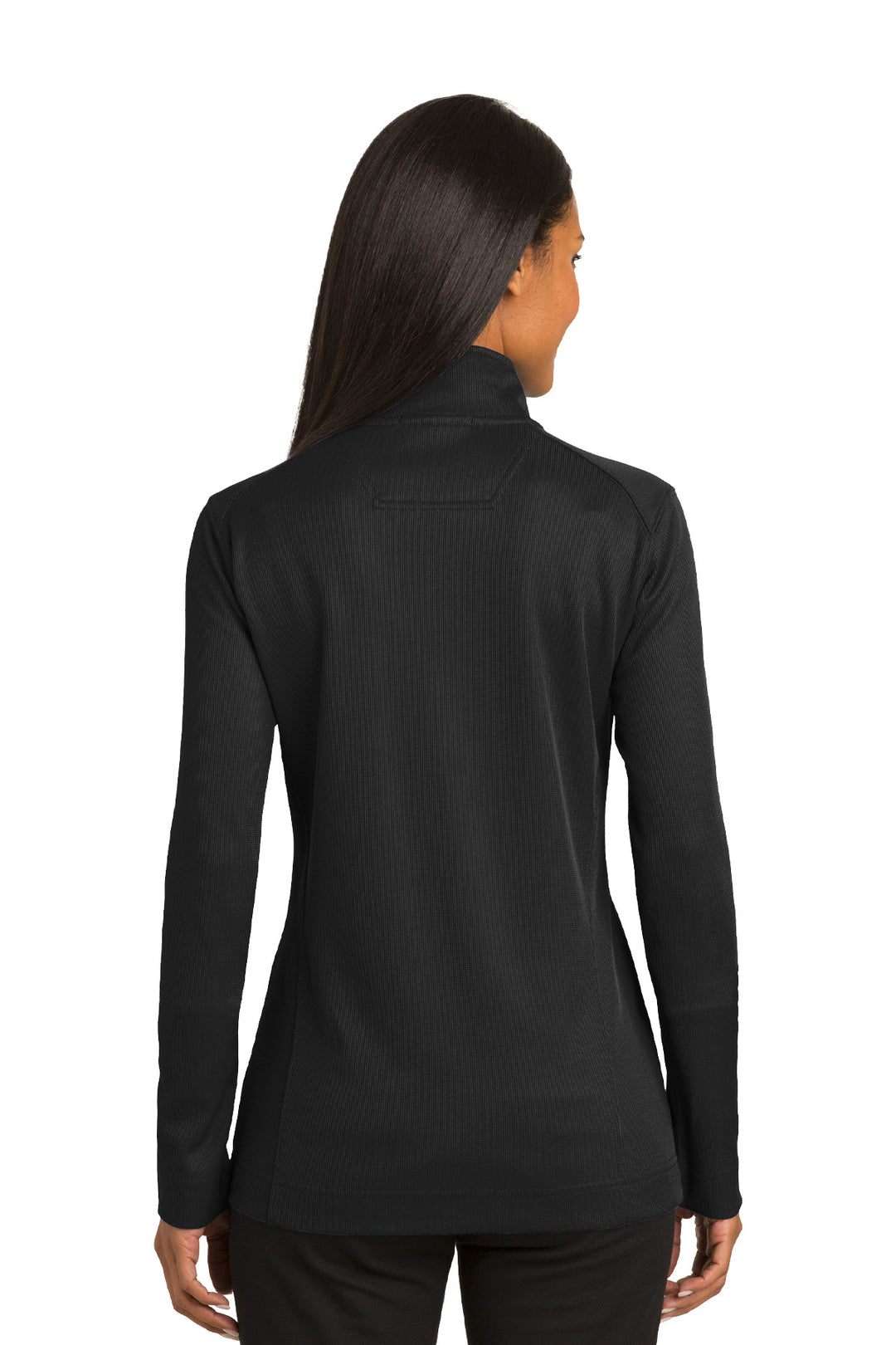 Ladies Vertical Texture Full-Zip Jacket