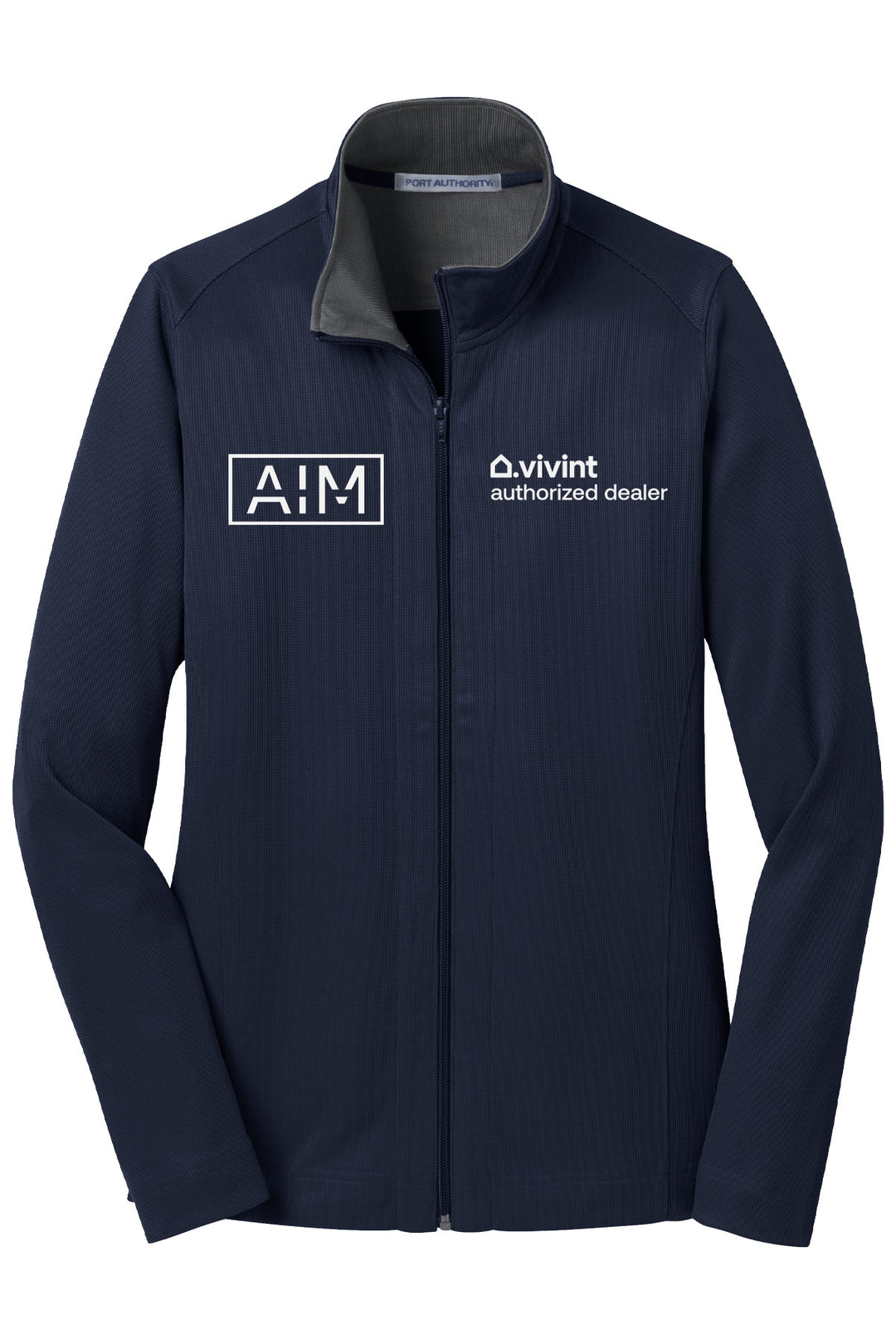 Ladies Vertical Texture Full-Zip Jacket