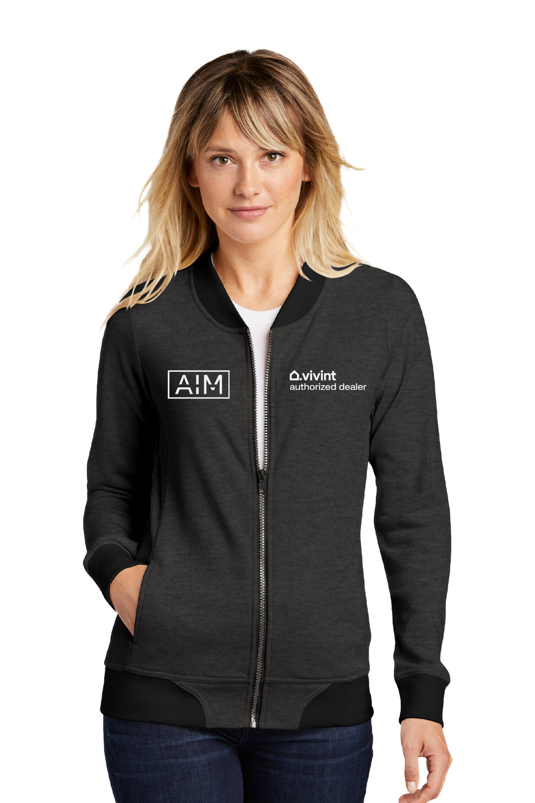Ladies Lightweight French Terry Bomber