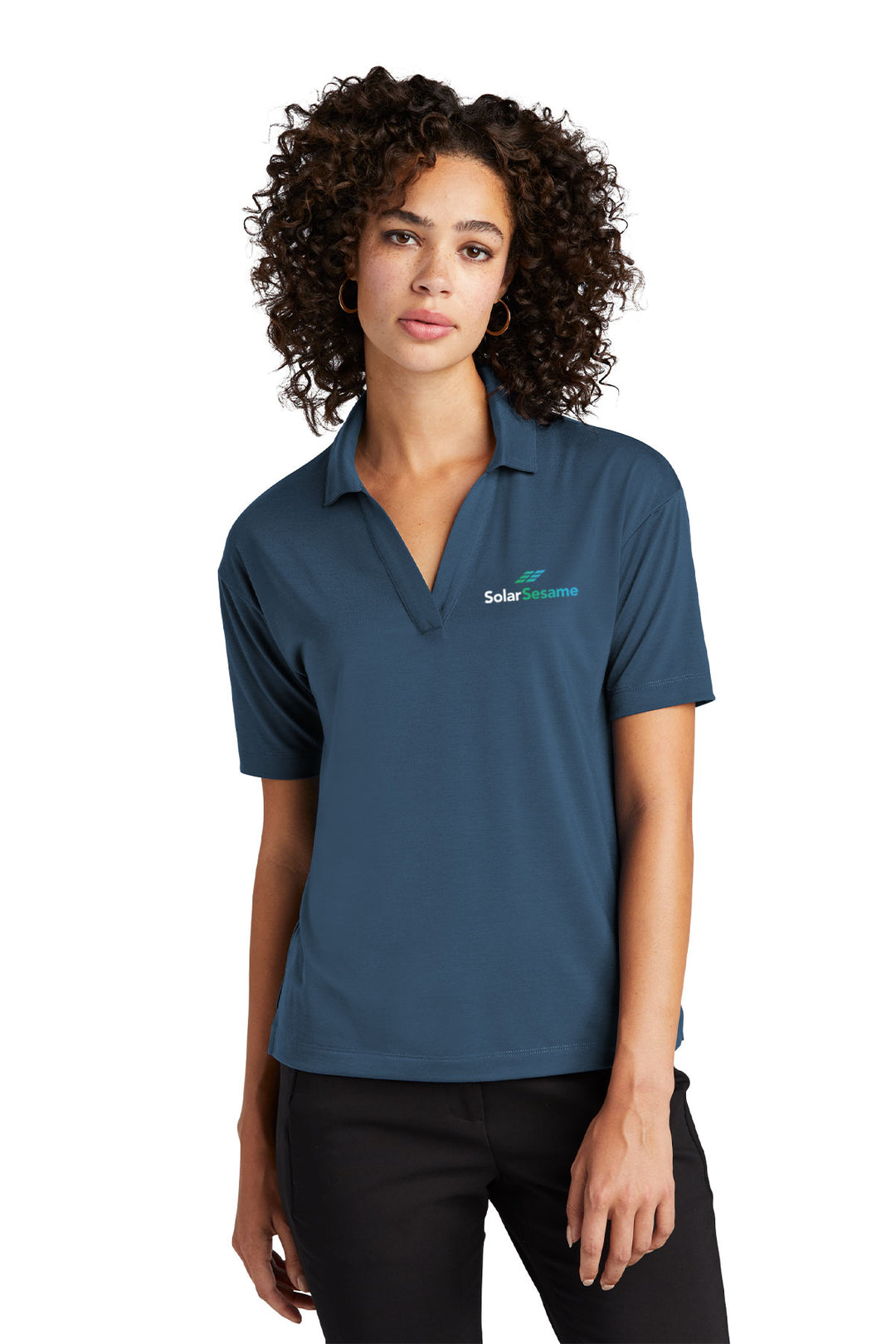 Ladies Stretch Jersey Polo